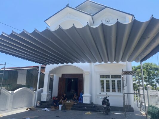 Bạt Mái Xếp Che Nắng Lượn Sóng [Công nghệ Nhật Bản]